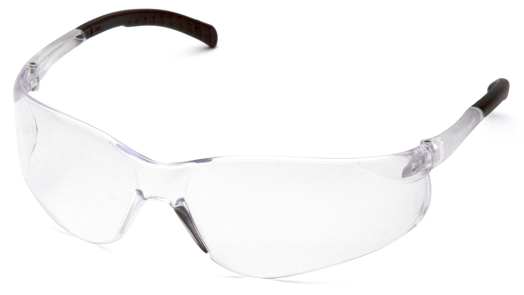 Pyramex S9110ST Atoka Safety Glasses - Black Frame, Clear Anti-Fog Lens (12-Pack) | ANSI Z87.1 Certified for Construction, Woodworking & Lab Work