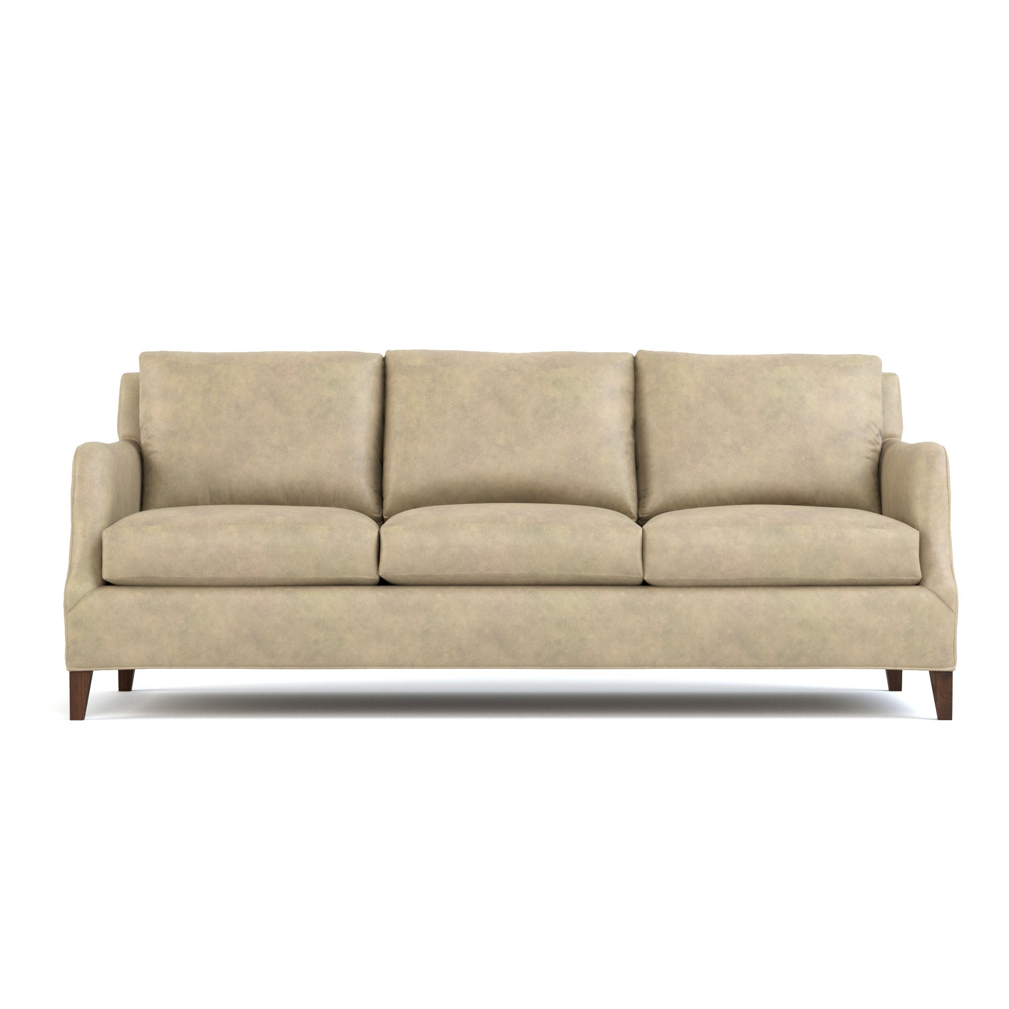 Harper Sofa - Modern 3-Seater Fabric Couch with Sturdy Wooden Legs for Living Room, Lounge & Office - Comfortable and Stylish Home Furniture