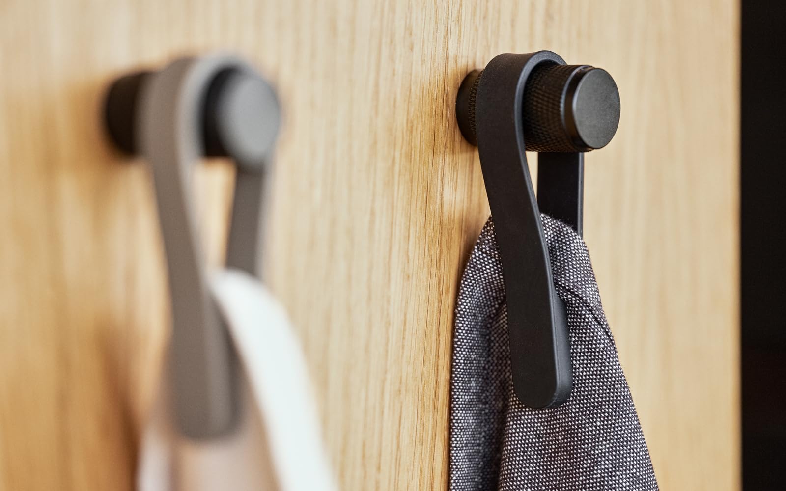 Zone Denmark Loop Towel Clip - Magnetic Towel Hanger for Bathroom & Kitchen (Pack of 2, 3.54