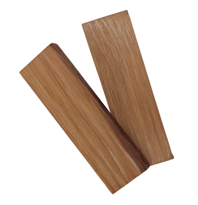 Premium Old Growth Redwood Knife Handle Scales - Perfect for Custom Knife Making, Woodworking & DIY Projects - Natural Wood Texture for Ergonomic Grip - Ideal for Hunting, Camping & Outdoor Survival Tools