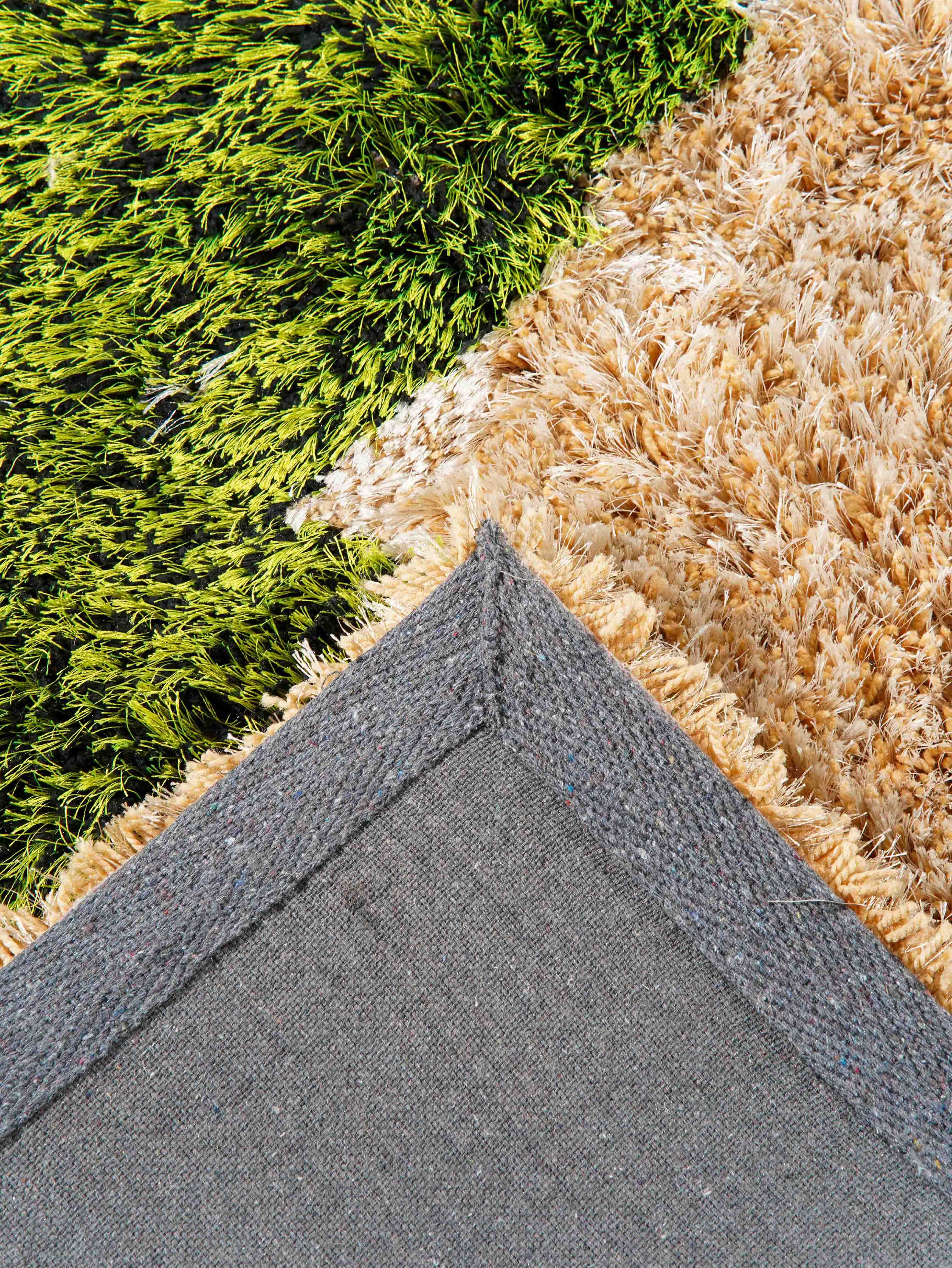 Modern Cubic Hand Tufted Wool Area Rug - Soft Non-Slip Living Room Carpet for Bedroom, Nursery & Home Decor