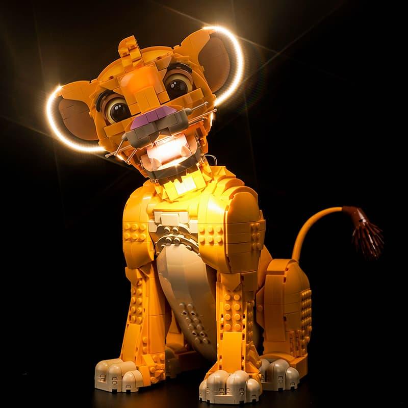 LEGO Disney Young Simba the Lion King 43247 Light Kit - LED Building Blocks Lighting Set for LEGO Models - Perfect for Night Display & Home Decoration