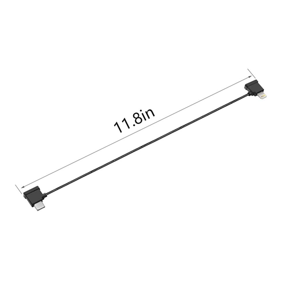 DJI Mavic Air 2 Accessories - Controller Cable & iOS Transfer Line Compatible with Mavic Air 2, iPhone & iPad - Perfect for Aerial Photography & Drone Data Transfer