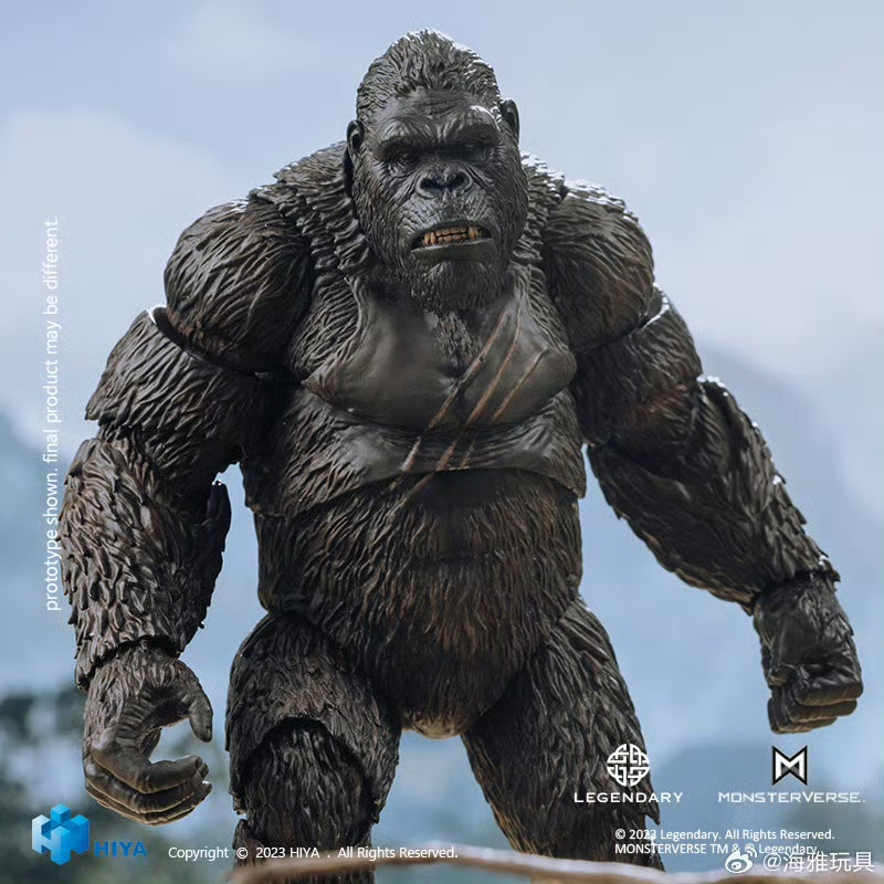 HIYA 6-inch 15cm Kong Skull Island Action Figure - Exquisite Basic Series Reissue | Collectible Movie Toy for Display & Play