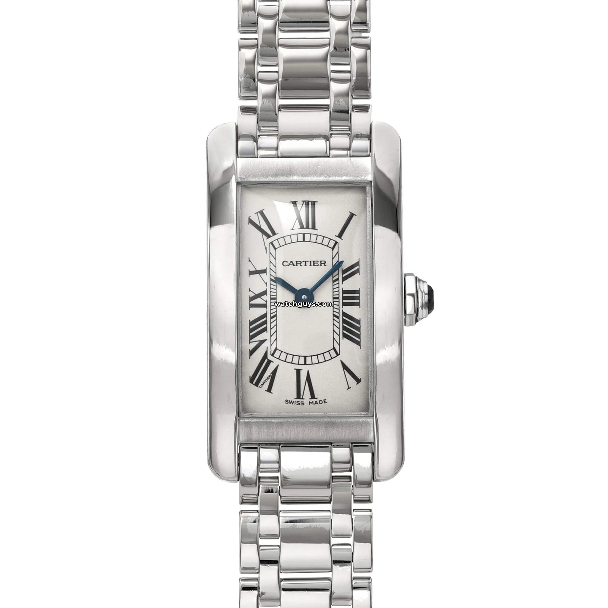 Cartier Tank Americaine Small W26019L1 Luxury Watch - Elegant Swiss Made Timepiece for Women & Men - Perfect for Business, Formal Events & Everyday Wear