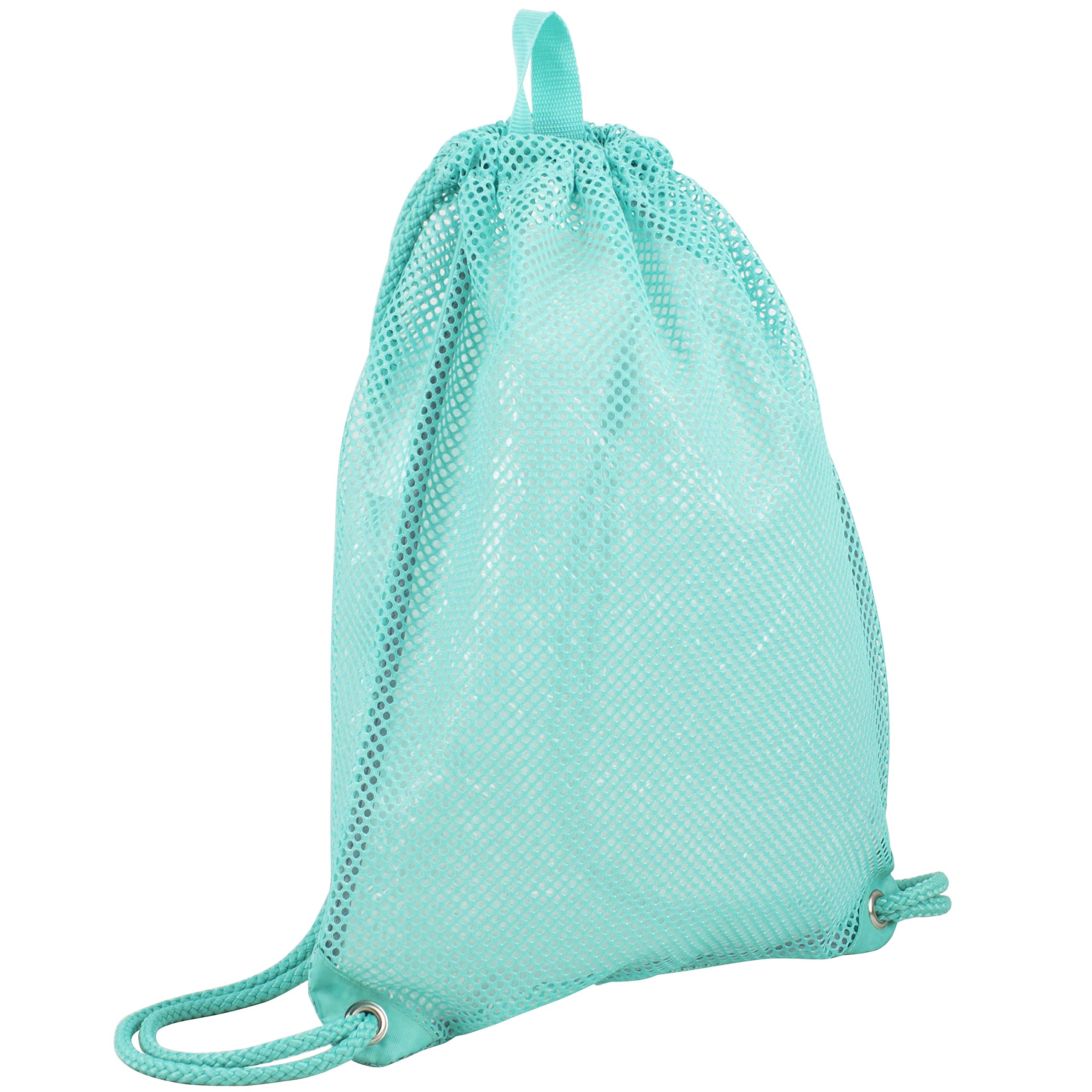 EastSport Lightweight Mesh Drawstring Backpack - Breathable Gym Sackpack for Travel, College, Shopping & Beach | Perfect for Sports, Workouts & Daily Use