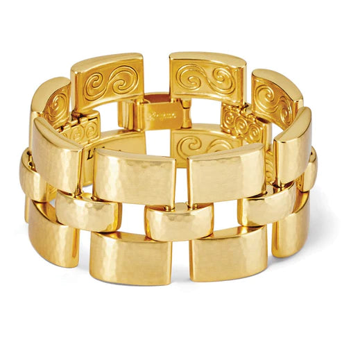 Brighton Dauphin Gold Tone Bracelet for Women - Elegant Fashion Jewelry Gift for Her - Perfect for Parties, Weddings & Everyday Wear