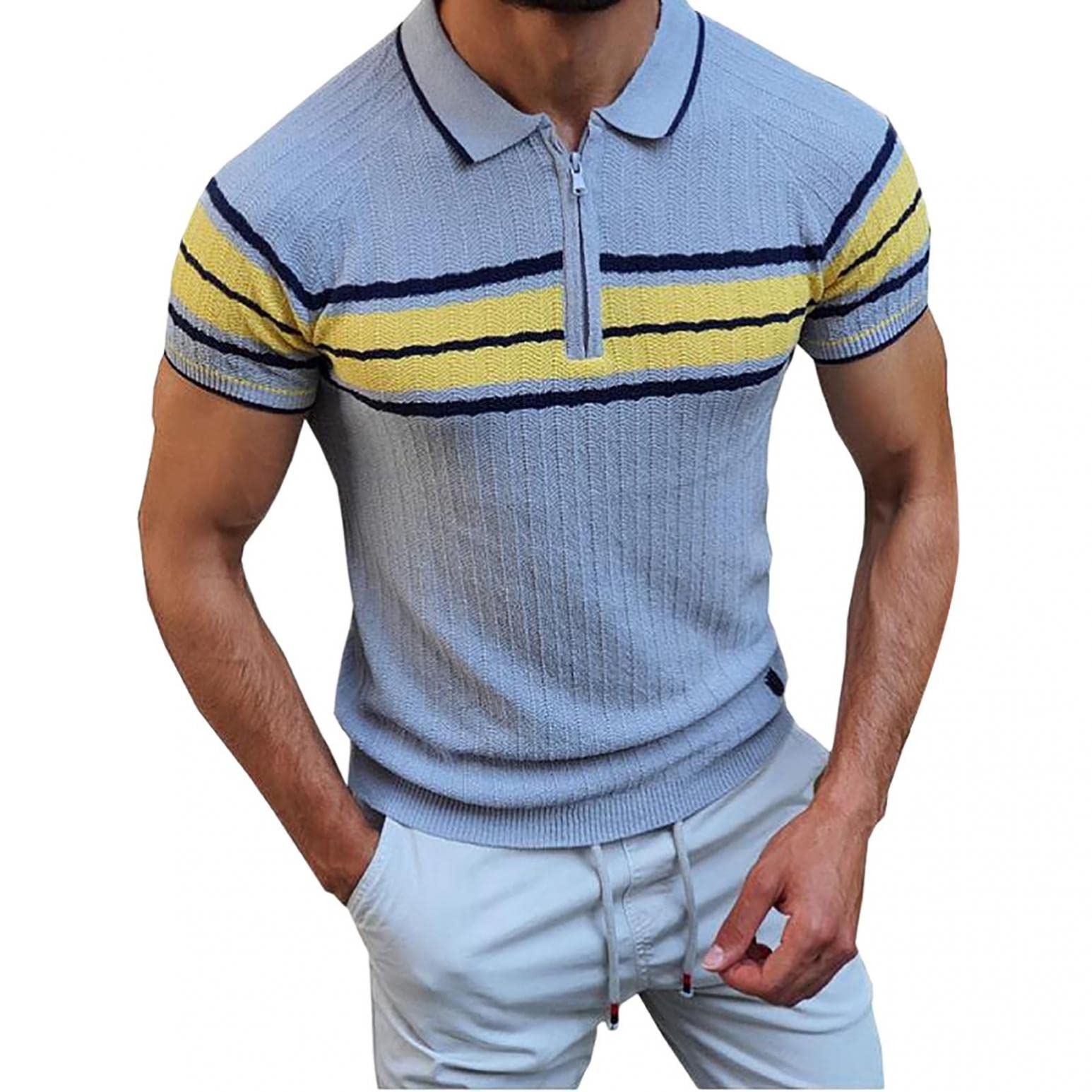 Men's Polo Shirts 3-Pack - Breathable Cotton Short Sleeve Casual & Athletic Shirts with Collar | Perfect for Golf, Work, Summer Outings, Everyday Wear & Business Casual | Ideal for Office, Weekend, Sports & Outdoor Activities