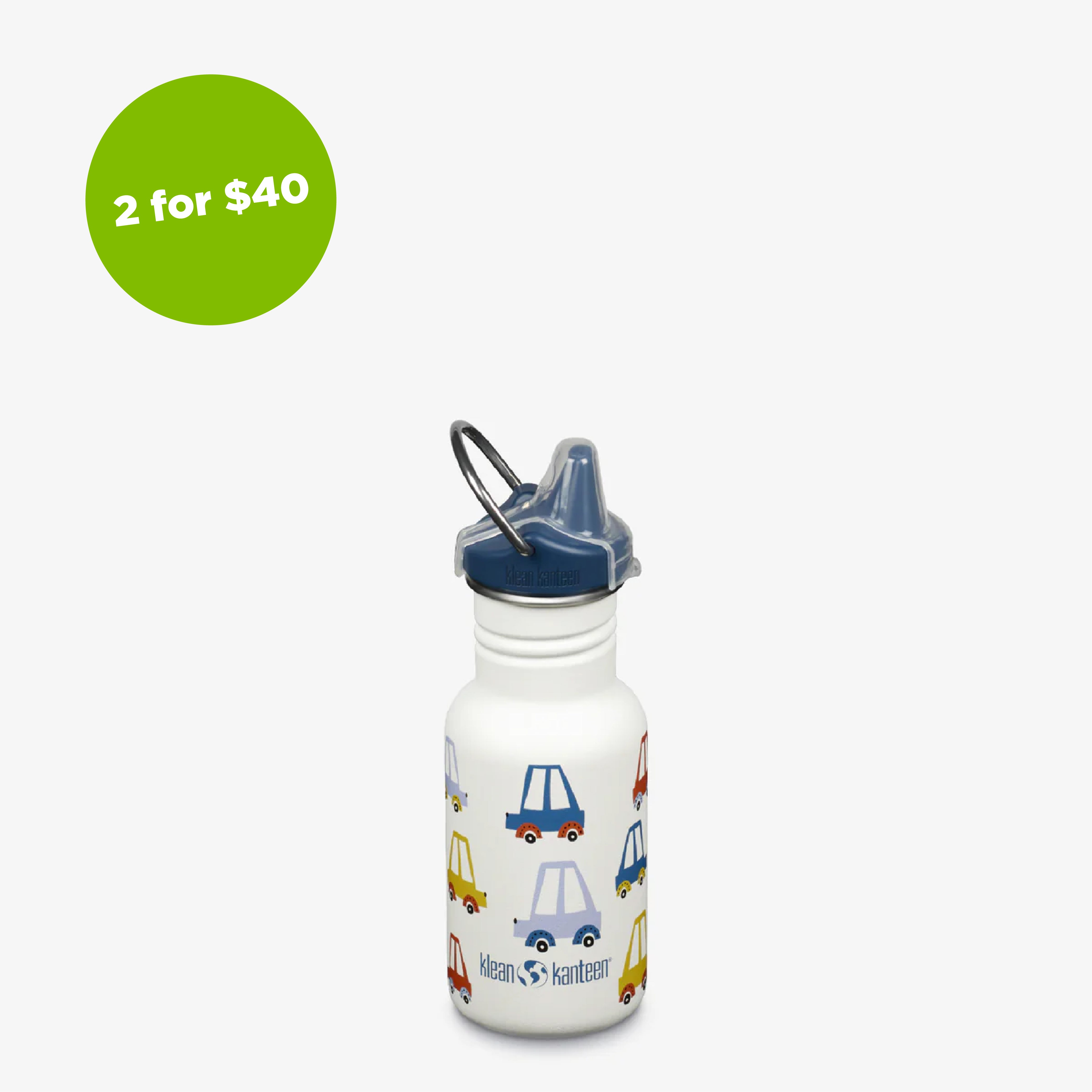 12oz (355ml) Classic Kids Sippy Cup with Spill-Proof Lid - BPA Free Toddler Water Bottle for Daycare, Travel & Outdoor Activities