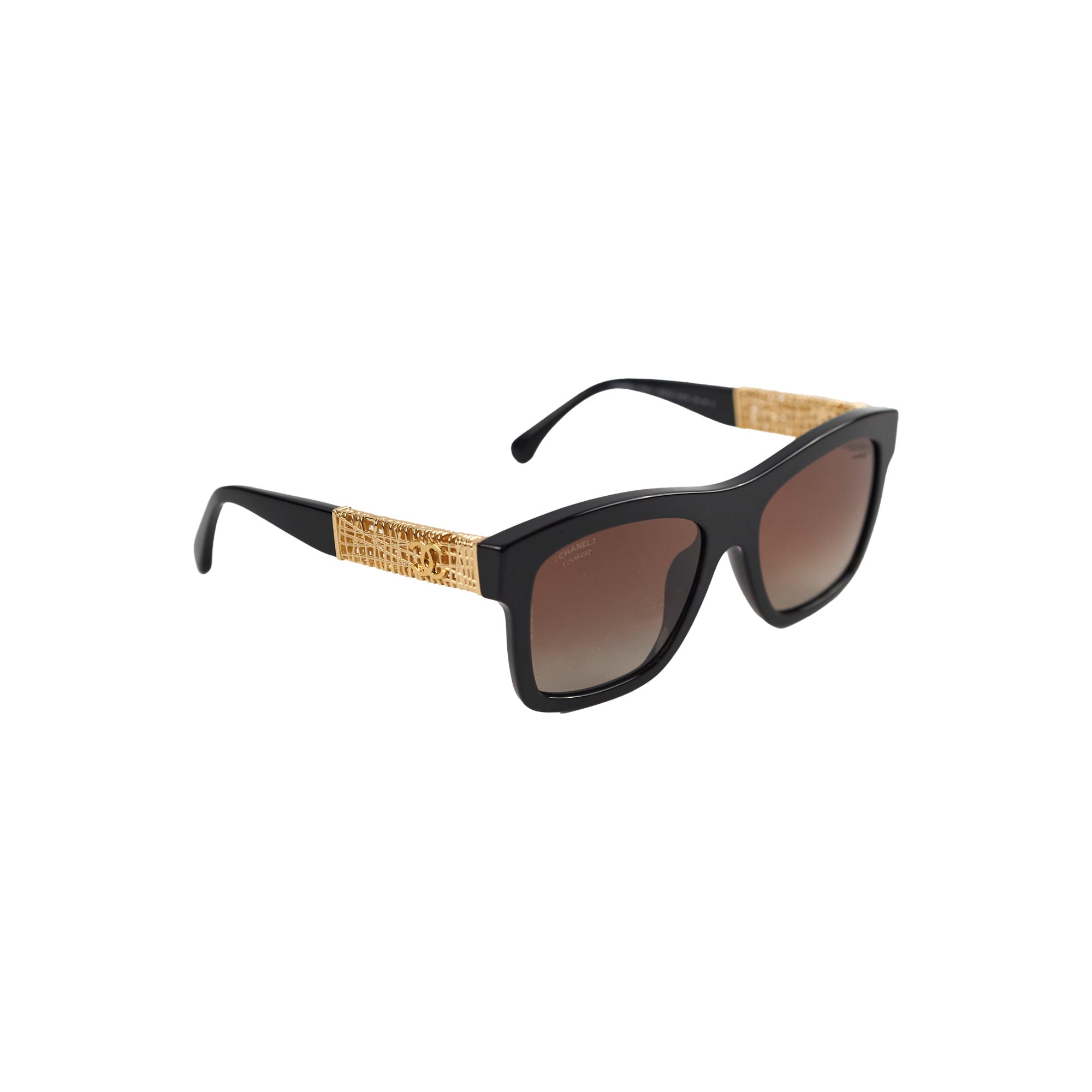 Chanel Black Sunglasses for Women - Luxury Designer Shades for Fashion & Sun Protection - Perfect for Beach, Driving & Outdoor Activities