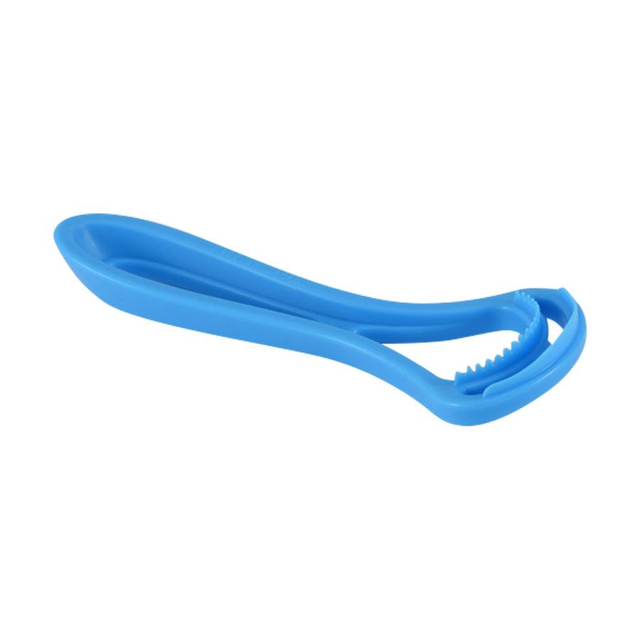 MANTENSHA Tongue Cleaner - Stainless Steel Tongue Scraper for Fresh Breath, Blue - Perfect for Oral Hygiene & Bad Breath Prevention at Home or Travel