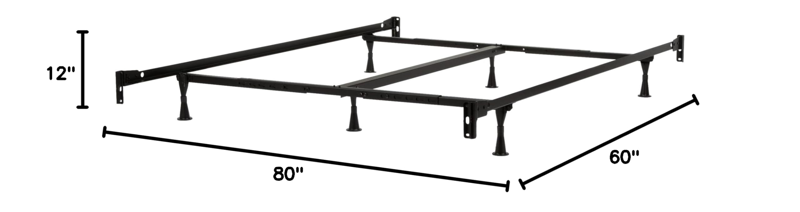 Dream Solutions Plush Orthopedic Mattress Set with Bed Frame - 54
