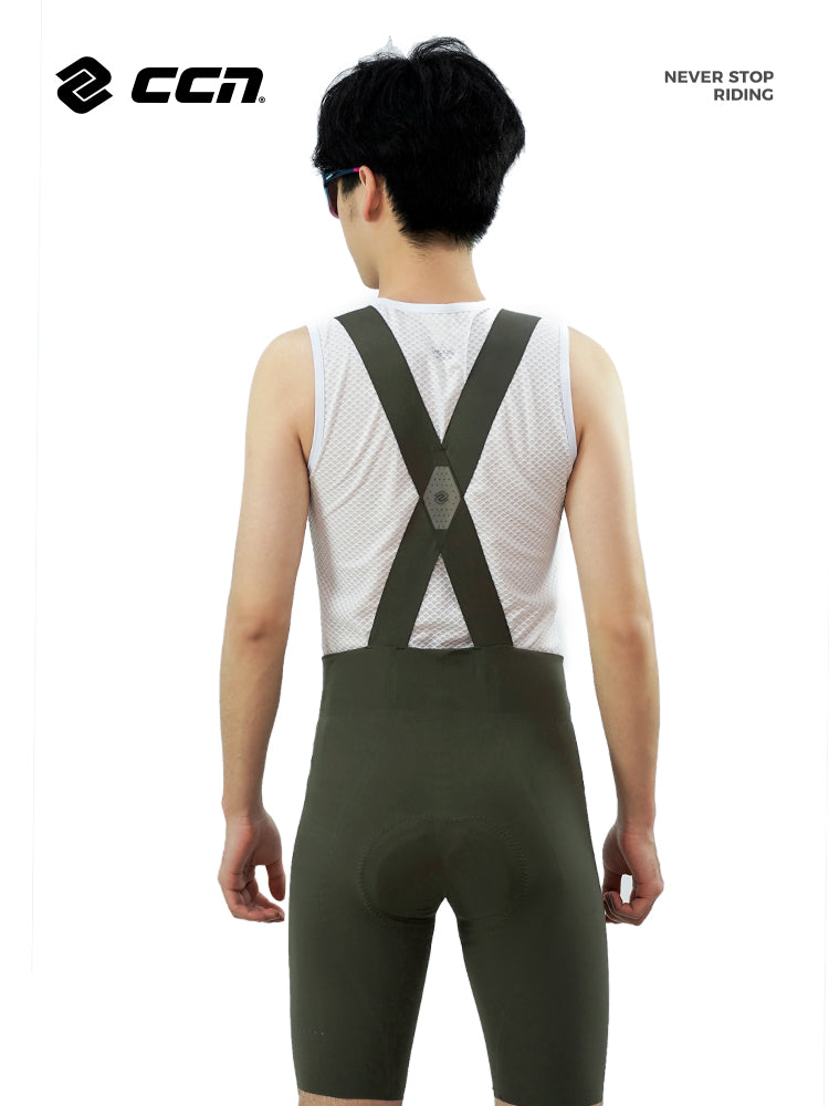 SEW FREE 2.0 Men's Cycling Bib Shorts - Comfortable Padded Bike Shorts for Road & Mountain Biking - Perfect for Training, Racing & Long Distance Cycling