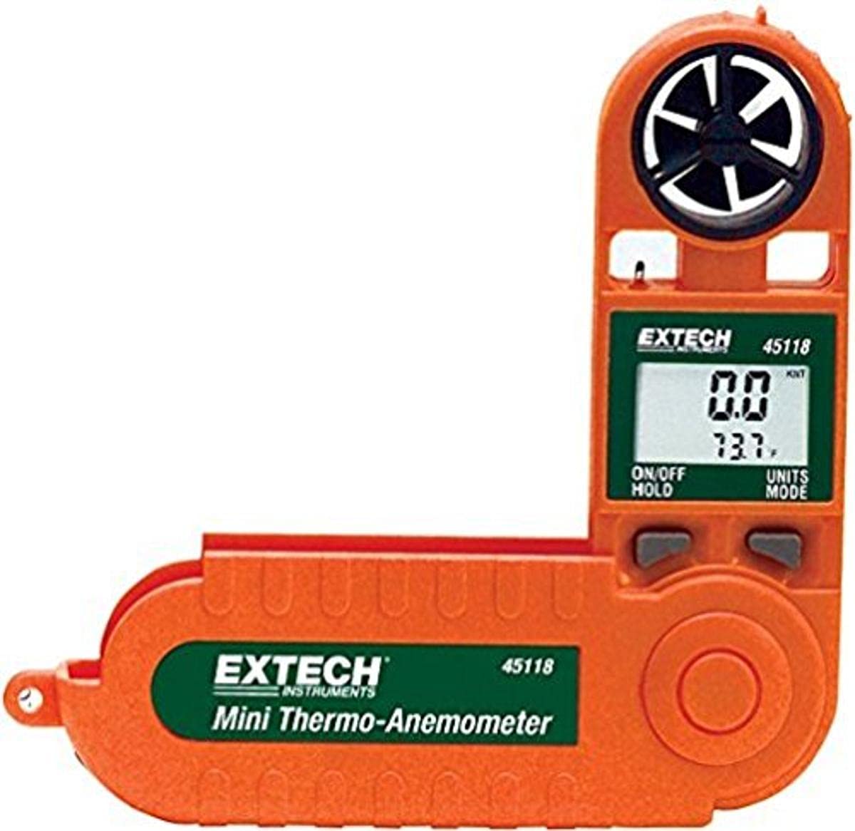 Extech 45118 Mini Waterproof Thermo Anemometer - Digital Wind Speed Meter with Temperature Measurement for HVAC, Weather Monitoring & Outdoor Activities