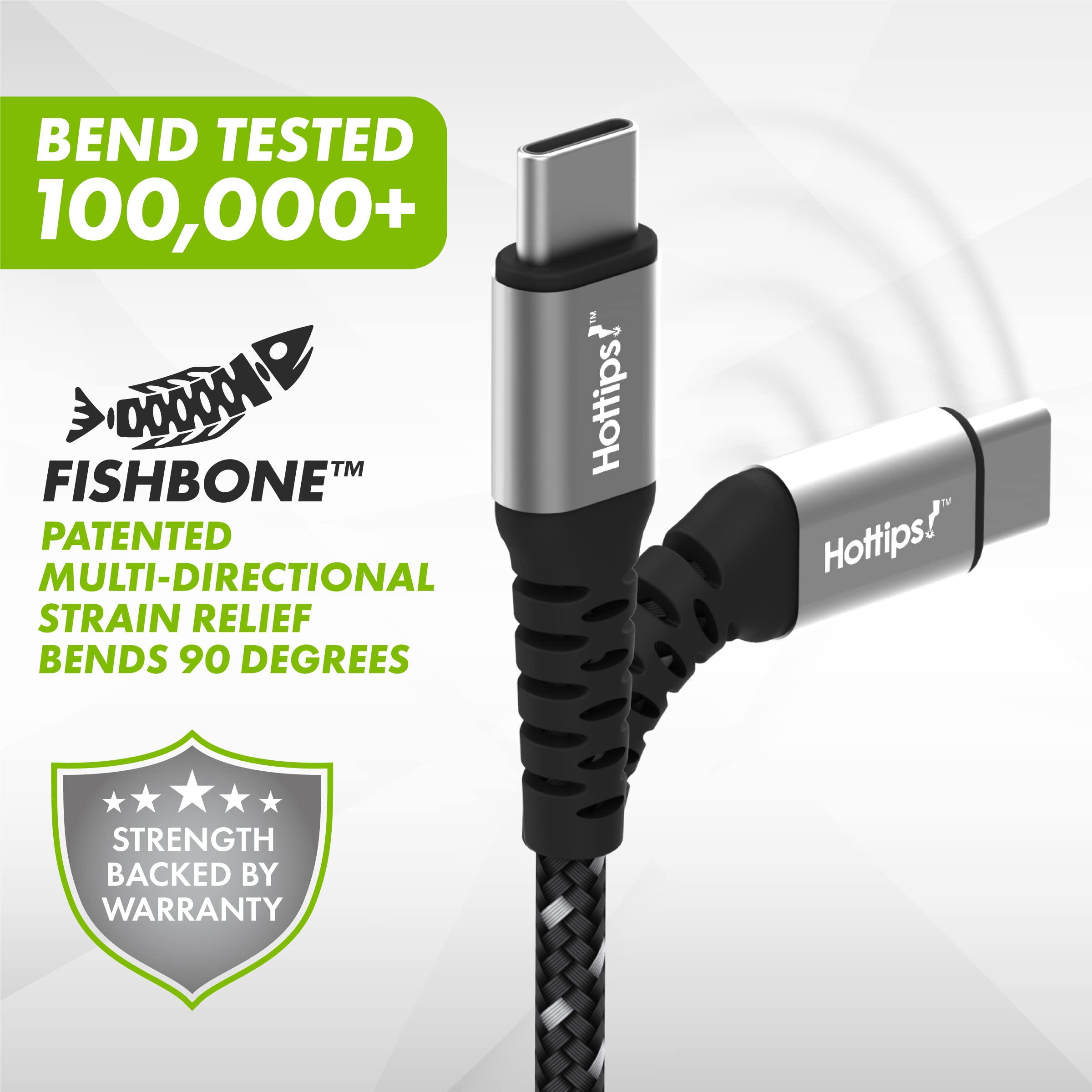 4ft USB C Cable 2-Pack - Durable Aramid Fiber Braided Fast Charging Cord (3A) - Compatible with Samsung Galaxy, Note, Pixel, LG, Nintendo Switch & PS5 Controller - Perfect for Home, Office & Travel Charging