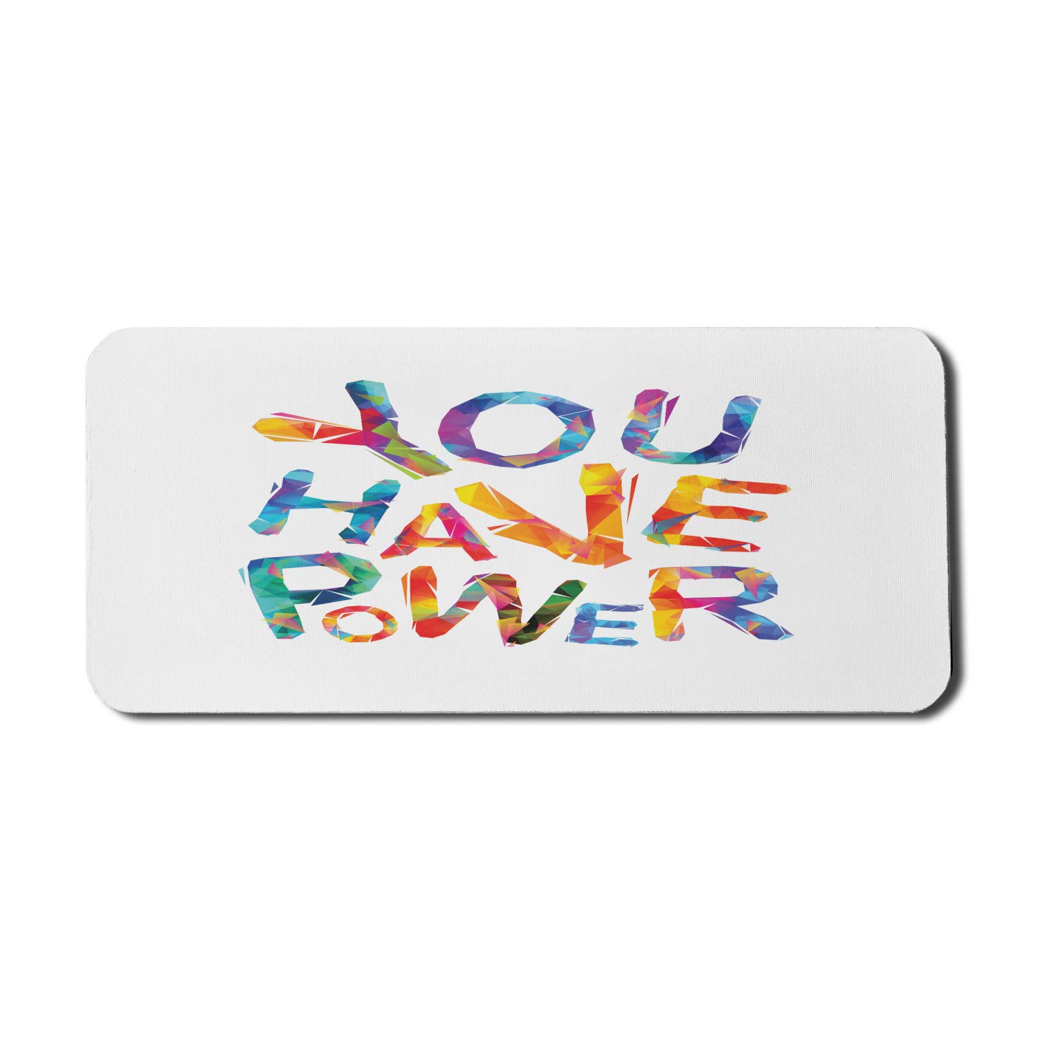 Ambesonne Motivational Computer Mouse Pad - 
