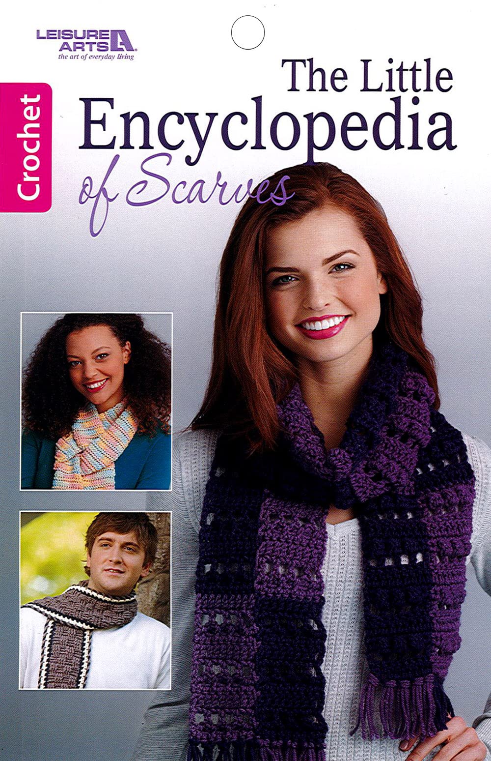 Leisure Arts The Little Encyclopedia of Scarves Crochet Book - Step-by-Step Guide for Beginners to Advanced Crochet Scarf Patterns | Perfect for DIY Gifts, Winter Fashion & Home Decor