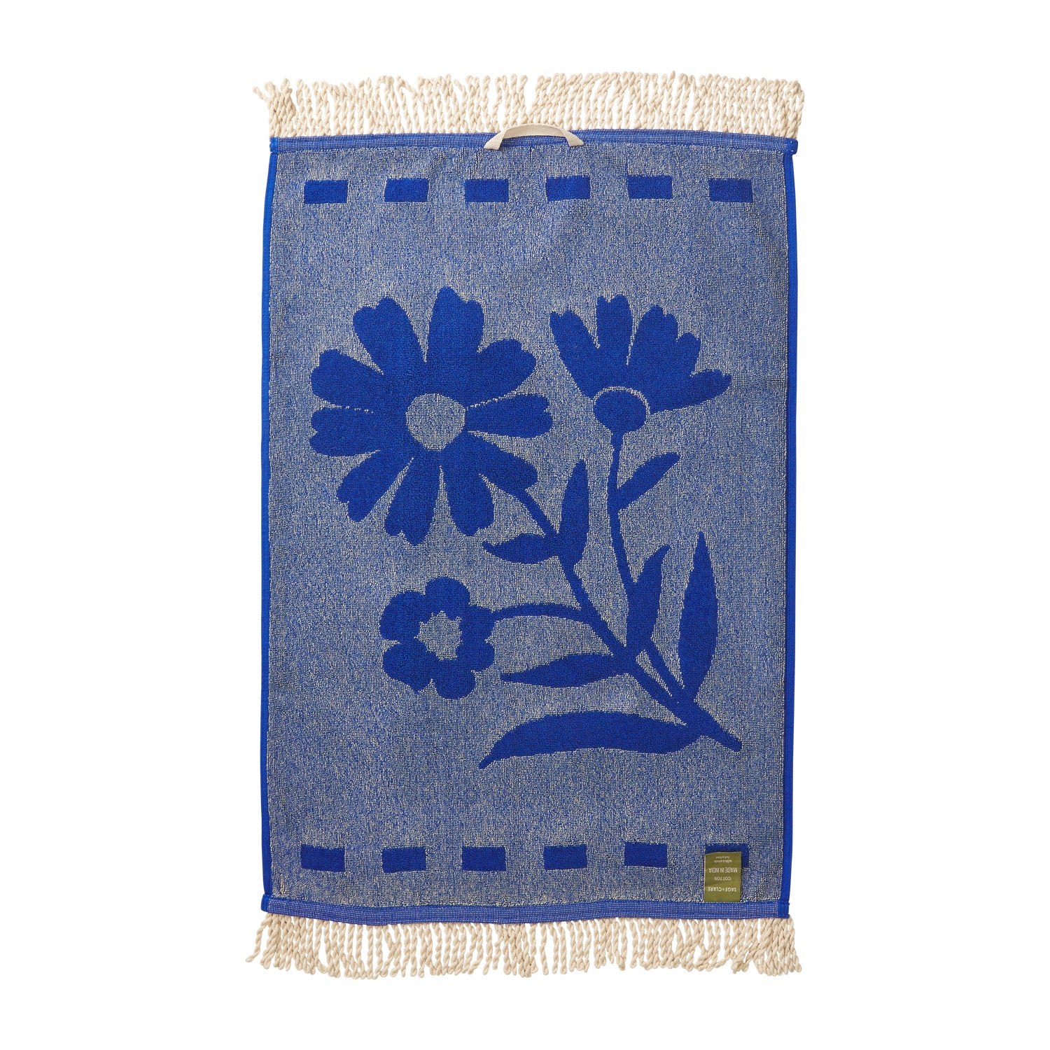 Premium Aja Hand Towel - Ultra Soft & Absorbent, Quick-Drying, Machine Washable - Perfect for Kitchen, Bathroom, Gym & Travel - Ultramarine Blue