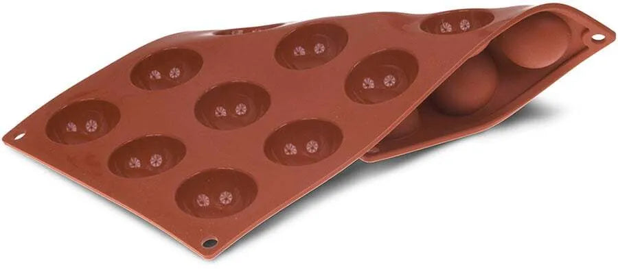 Orange Silicone Half Sphere Bumpers - 15 Pack - Non-Slip, Durable Rubber Feet for Furniture, Electronics, and Appliances - Perfect for Protecting Floors and Reducing Noise