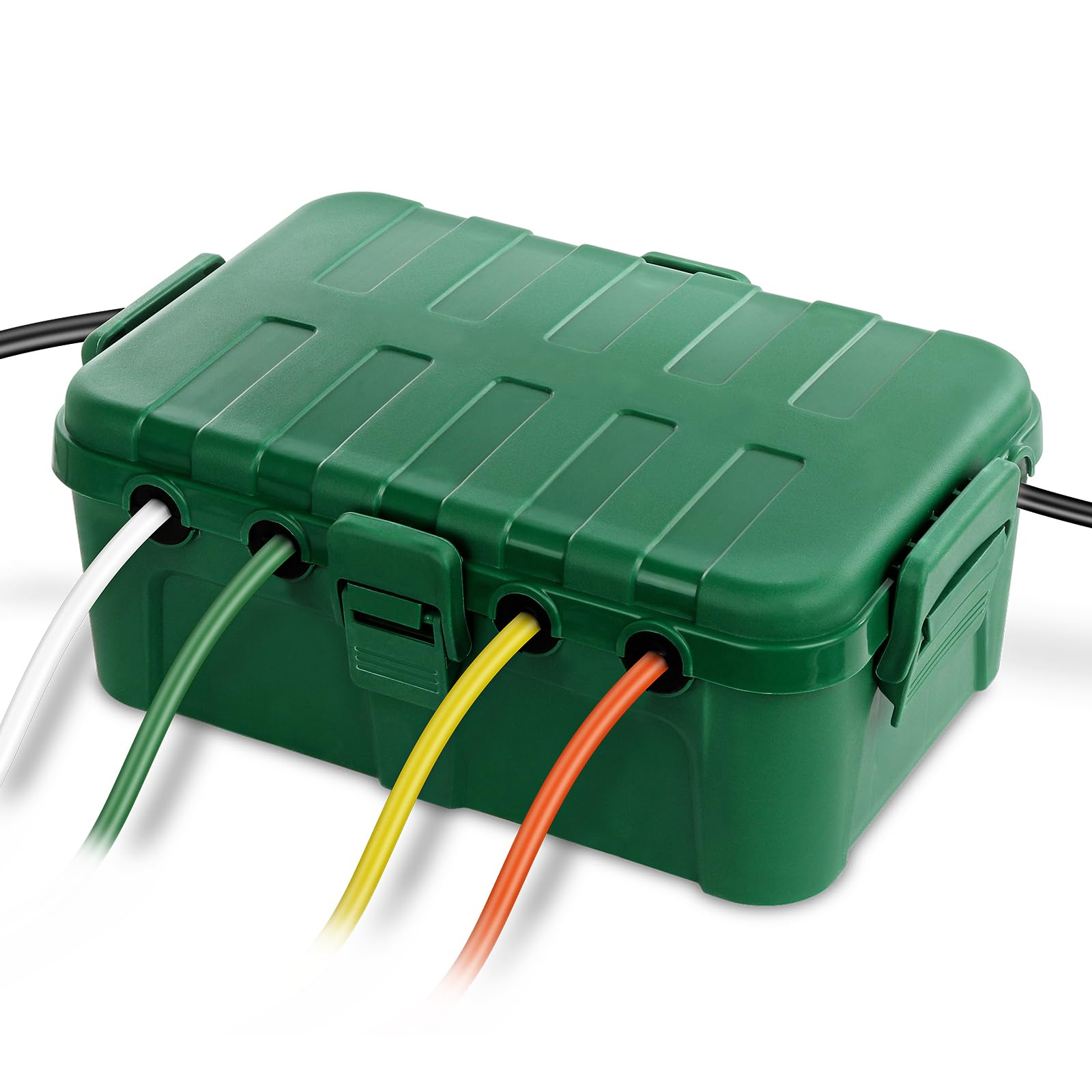 Flemoon IP54 Waterproof Electrical Box - Outdoor Weatherproof Plug Cover for Extension Cords, Power Strips & String Lights | Perfect for Patio, Garden & Holiday Decorations