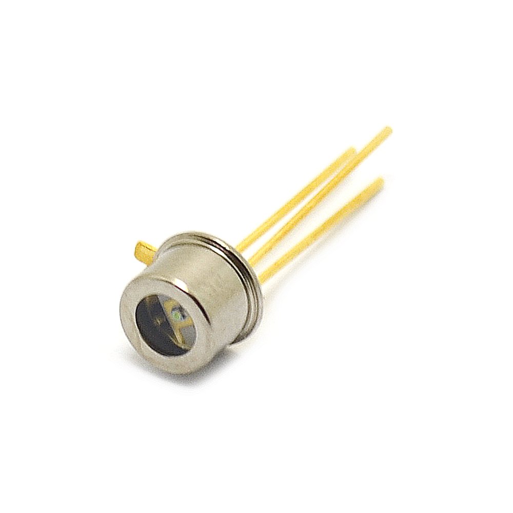 High Sensitivity 800-2600nm InGaAs PIN Photodiode with 0.3mm Active Area - Fiber Optic Compatible for Telecommunications, Spectroscopy, and Laser Detection Applications