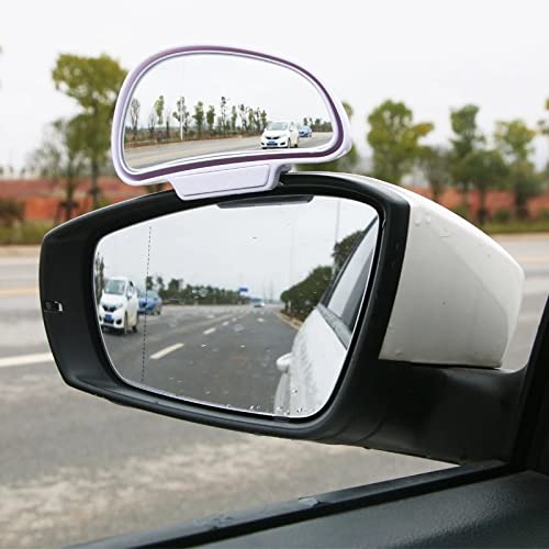 360 Degree Adjustable Wide Angle Car Side Mirrors - Blind Spot Elimination & Parking Assistance - Universal Fit for Cars, Trucks, SUVs - Perfect for Highway Driving and Tight Parking Spaces