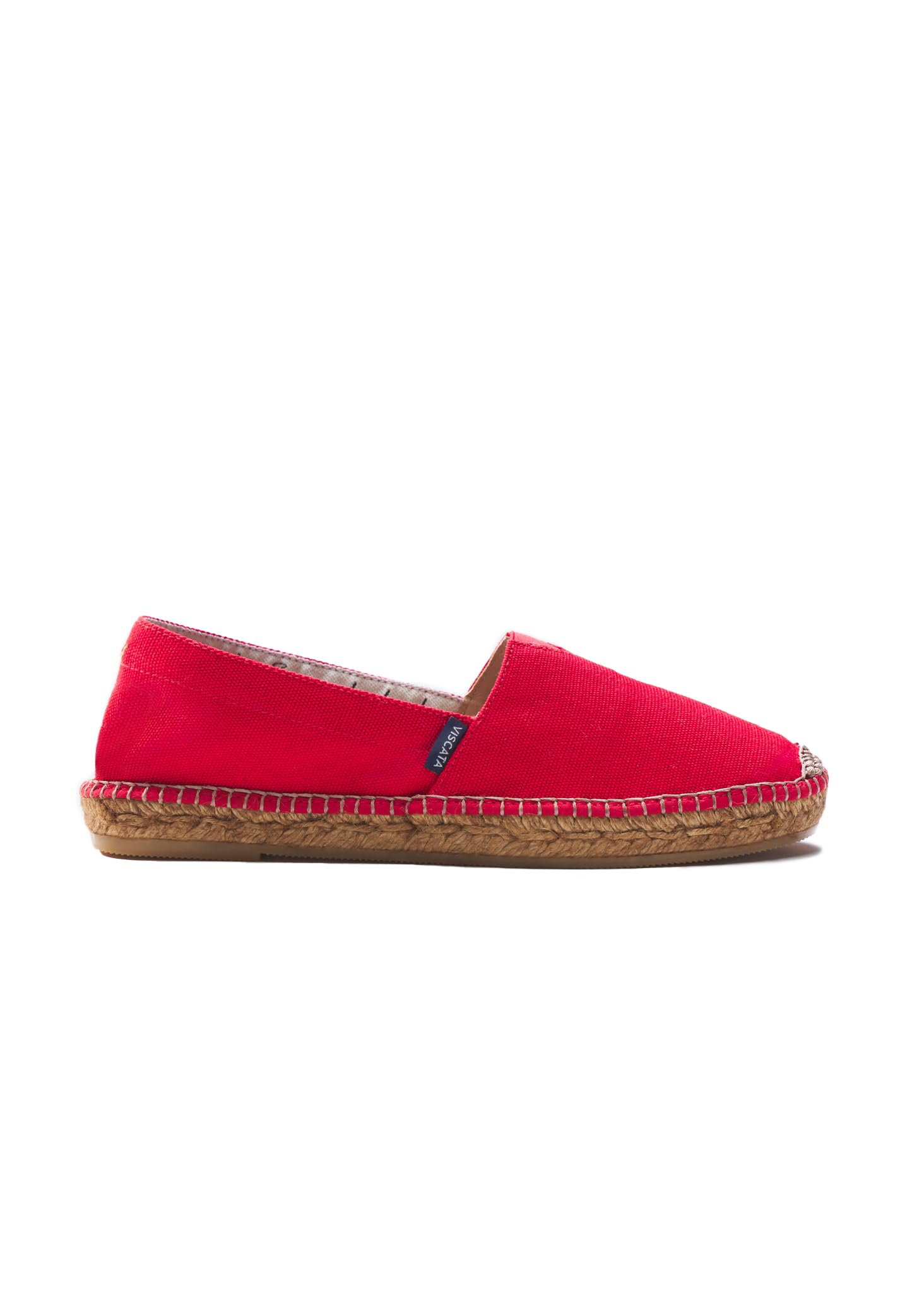 VISCATA Women's Barceloneta Espadrille Slip-On Shoes - Handmade in Spain, Fashionable Organic Cotton Canvas, Lightweight with 100% Natural Jute Sole | Comfortable Casual Flats for Beach, Summer, Travel & Everyday Wear