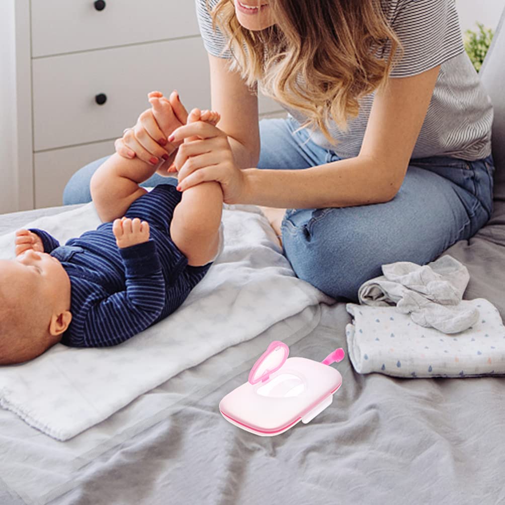 Artibetter 2-Pack Portable Baby Wipes Dispenser & Warmer - Reusable Travel Wipes Case for Adults & Infants - Ideal for Diaper Changes, On-the-Go Cleaning, and Gentle Skin Care