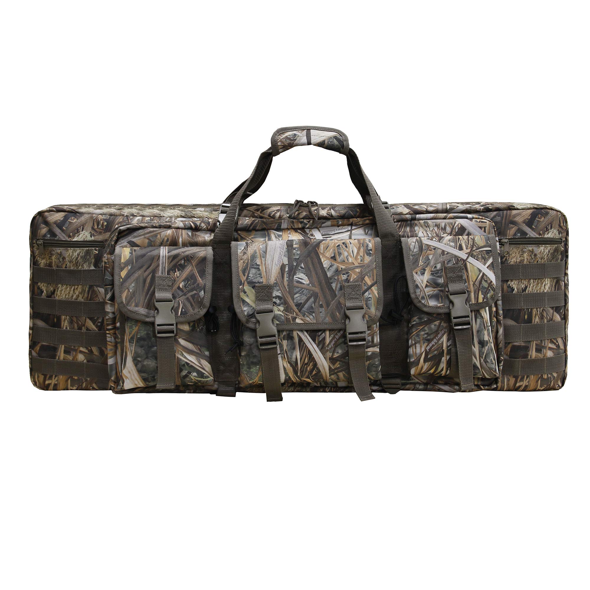 Premium Camouflage Rifle Case for Hunting - Soft Scoped Shotgun Gun Bag with Zippered Accessory Pocket & Adjustable Shoulder Strap | Ideal for Range Trips, Outdoor Adventures & Firearm Storage