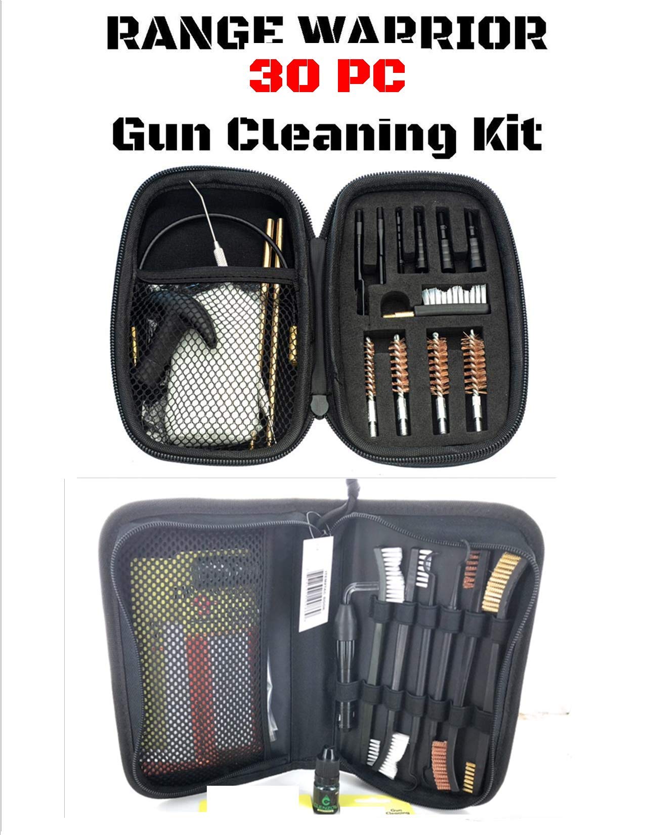 EDOG Premier 30-Piece Gun Cleaning Kit for Beretta APX - Includes Schematic Mat, Universal .22 to .45 Caliber Tools & Tactical Book - Perfect for Range Maintenance & Firearm Care