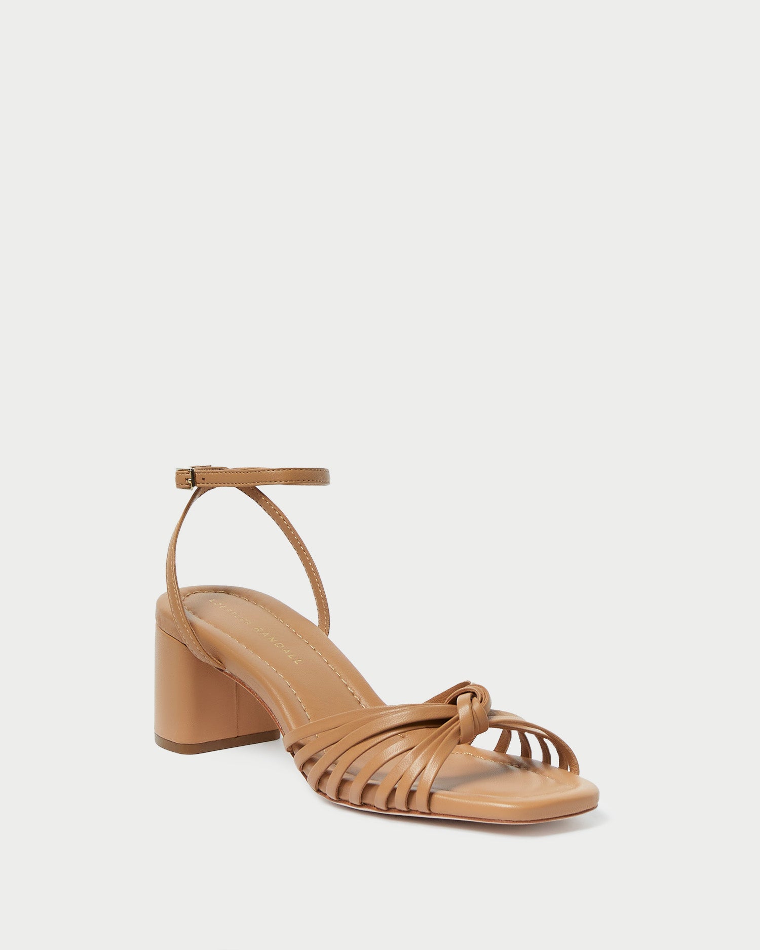Olivia Dune Knot Mid Heel Sandals - Women's Fashion Summer Sandals with Comfortable Mid Heel, Bohemian Style for Beach, Wedding & Outdoor Events