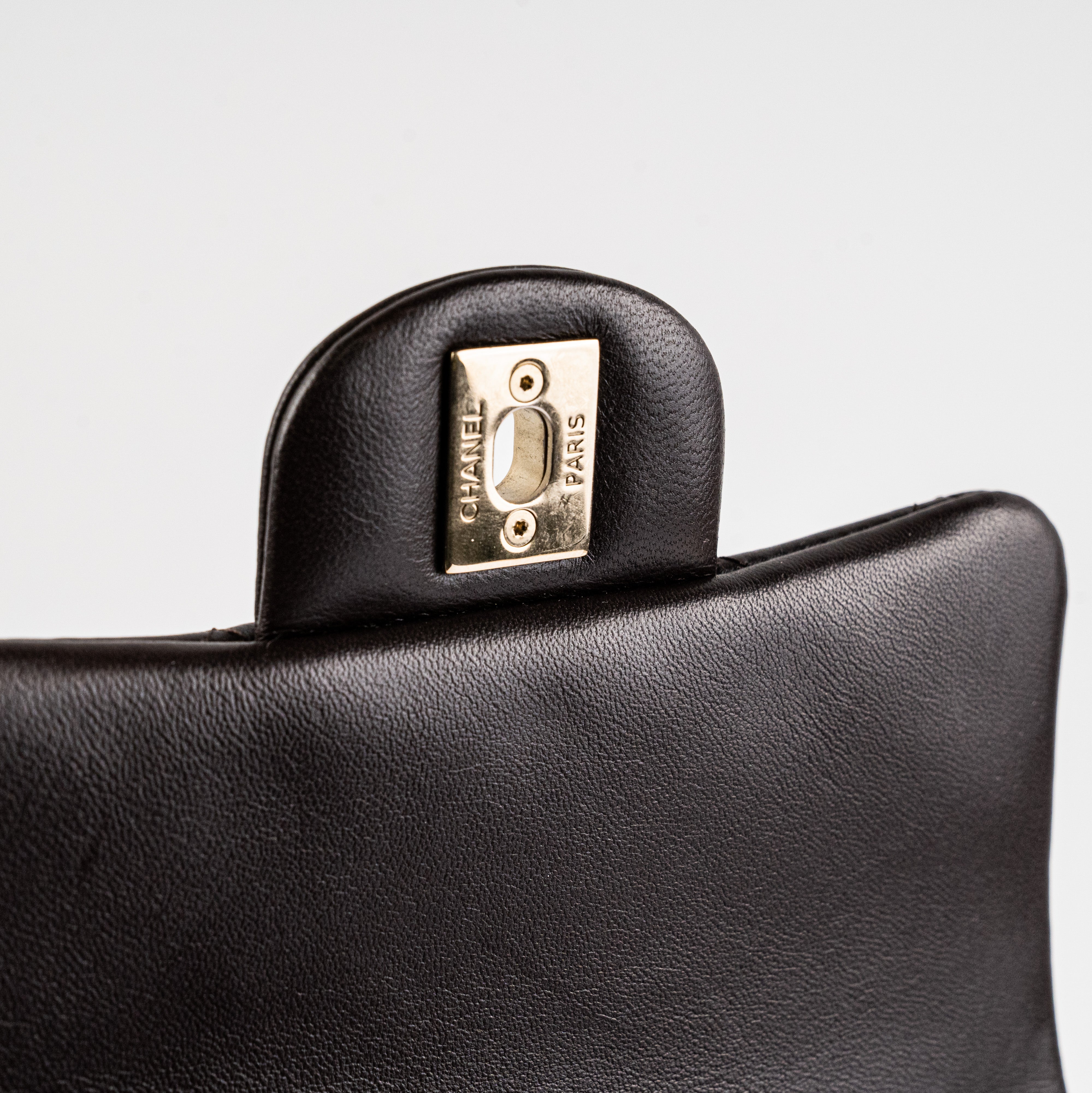 Chanel Square Mini Lambskin Dark Brown Crossbody Bag with Microchip - Luxury Small Shoulder Purse for Women, Perfect for Evening Parties & Date Nights