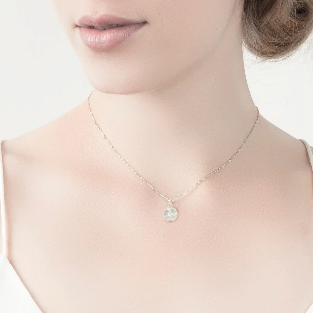 4-Star Diamond Wave Pendant Necklace for Women - Elegant 925 Sterling Silver Jewelry Gift for Anniversary, Birthday & Valentine's Day | Perfect for Parties, Date Nights & Special Occasions