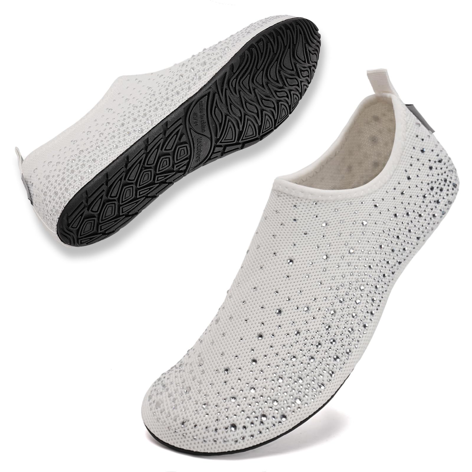 **WateLves Women's Barefoot Water Shoes - Lightweight Aqua Socks for Beach, Swim, Surf, Yoga & Camping - Quick-Dry Indoor/Outdoor Slippers for Travel & Home Use**