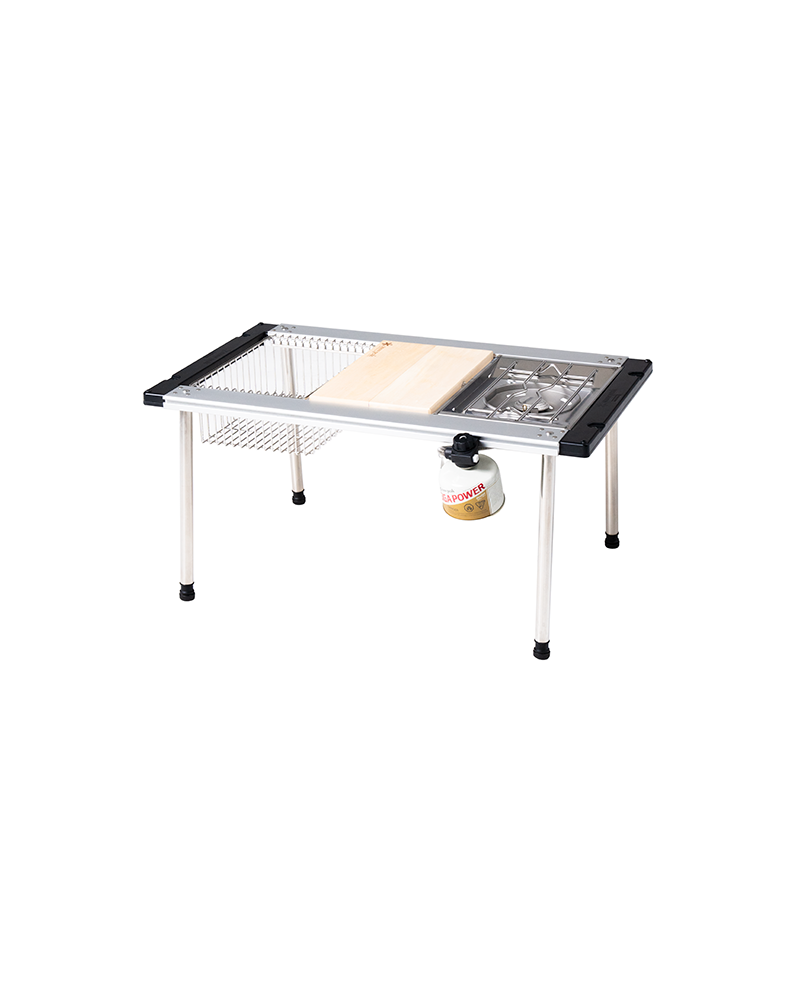 IGT Camp Kitchen Low Set - Portable Outdoor Cooking Station for Camping, Hiking & Picnics | Compact & Lightweight Design for Easy Transport | Perfect for Backyard BBQs, RV Trips & Tailgating