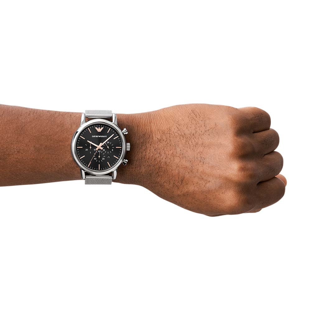 Emporio Armani AR11429 Luigi Men's Luxury Watch - Stylish Chronograph for Business, Formal & Casual Wear