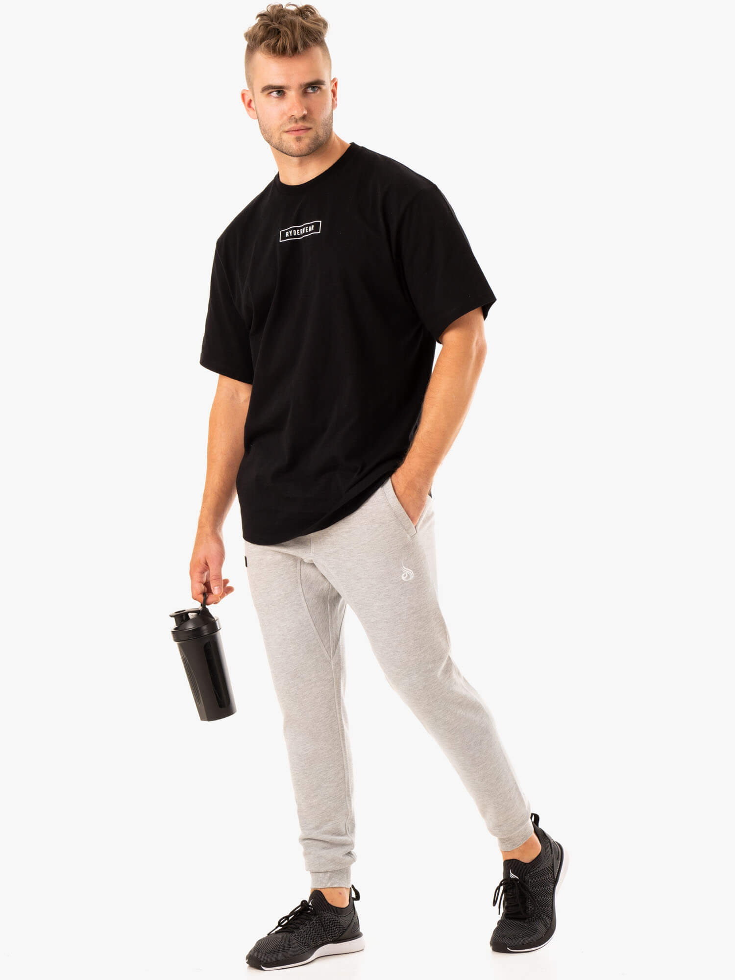 Recharge Tapered Track Pants - Grey Marl - Comfortable Workout & Lounge Pants for Men & Women - Perfect for Running, Yoga & Casual Wear