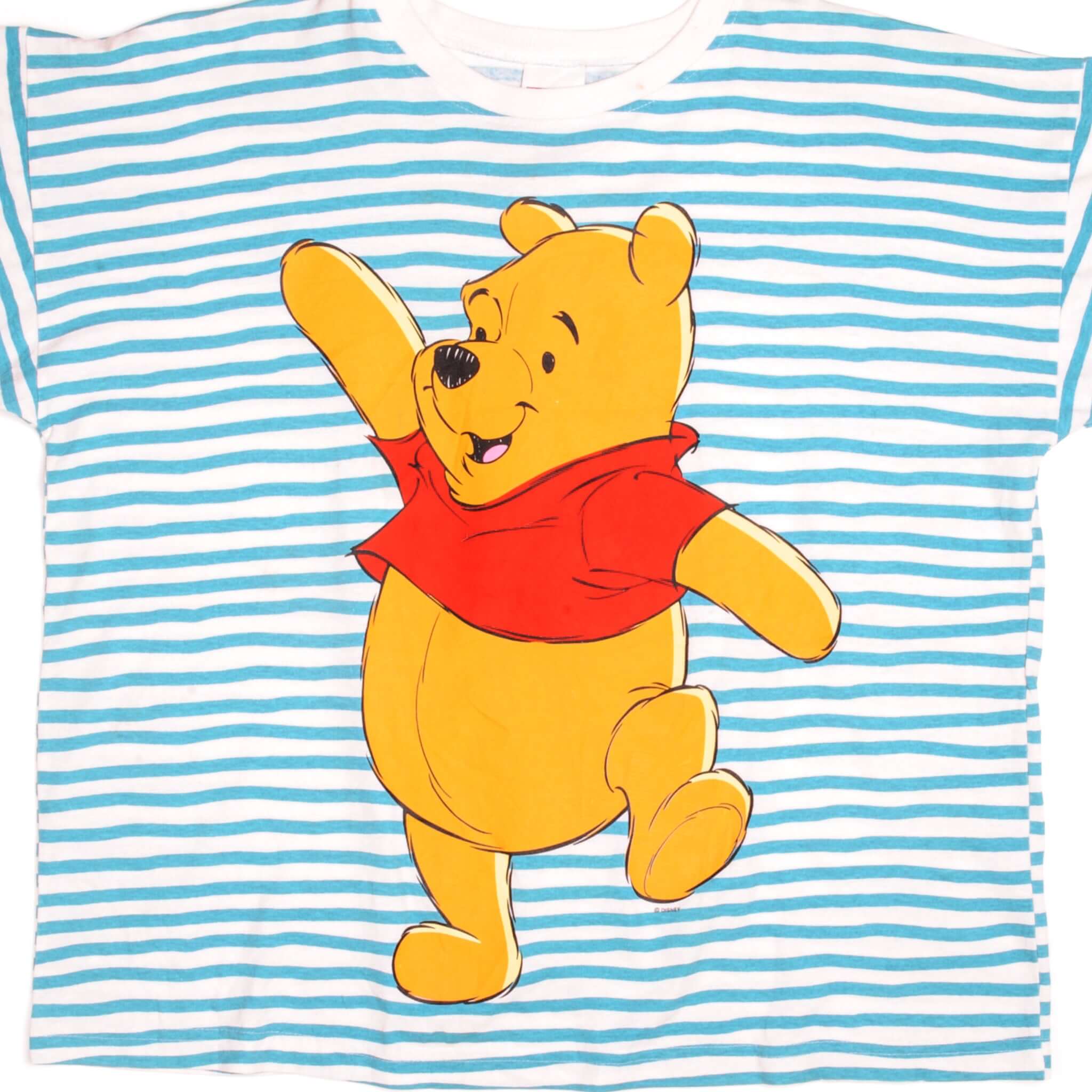 Vintage Disney Winnie The Pooh Graphic Tee Shirt - Medium Size - 100% Cotton - Made in USA - Casual Wear & Gift for Disney Fans
