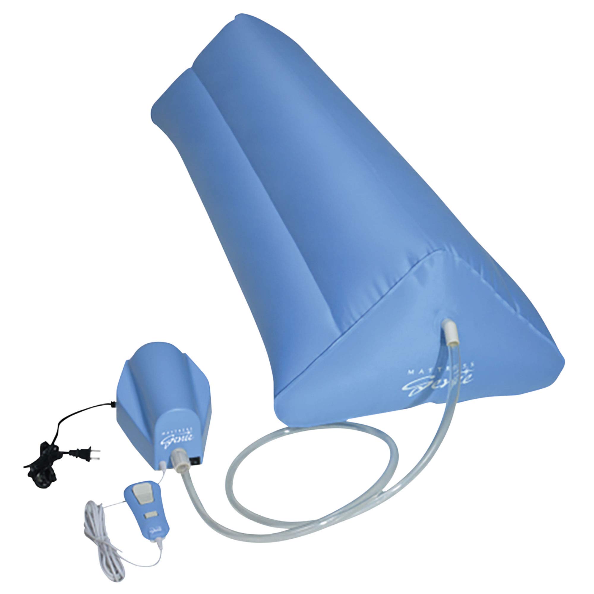 Contour Mattress Genie Inflatable Bed Wedge - Queen Size Portable Adjustable Bed Ramp | Hospital Bed Alternative for Elderly, Snoring Relief, Acid Reflux & GERD | Post-Surgery Recovery, Reading in Bed, Back Pain Relief & Better Sleep