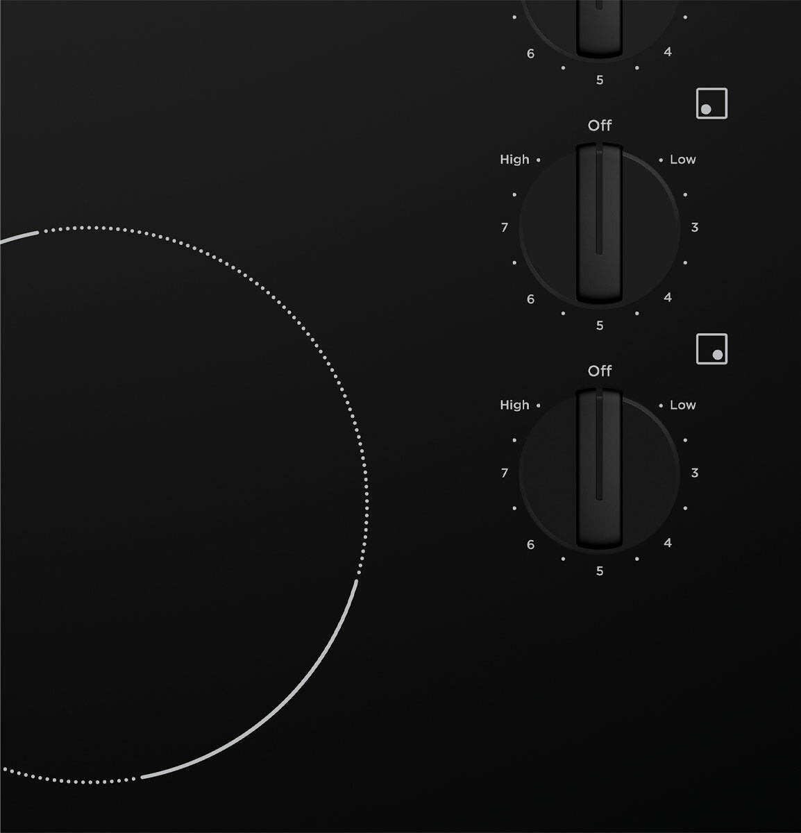 Westinghouse WHC642BC 60cm Ceramic Cooktop - 4 Burner Electric Stove Top for Modern Kitchen Cooking | Fast Heating, Easy Clean Glass Surface | Perfect for Boiling, Frying & Simmering