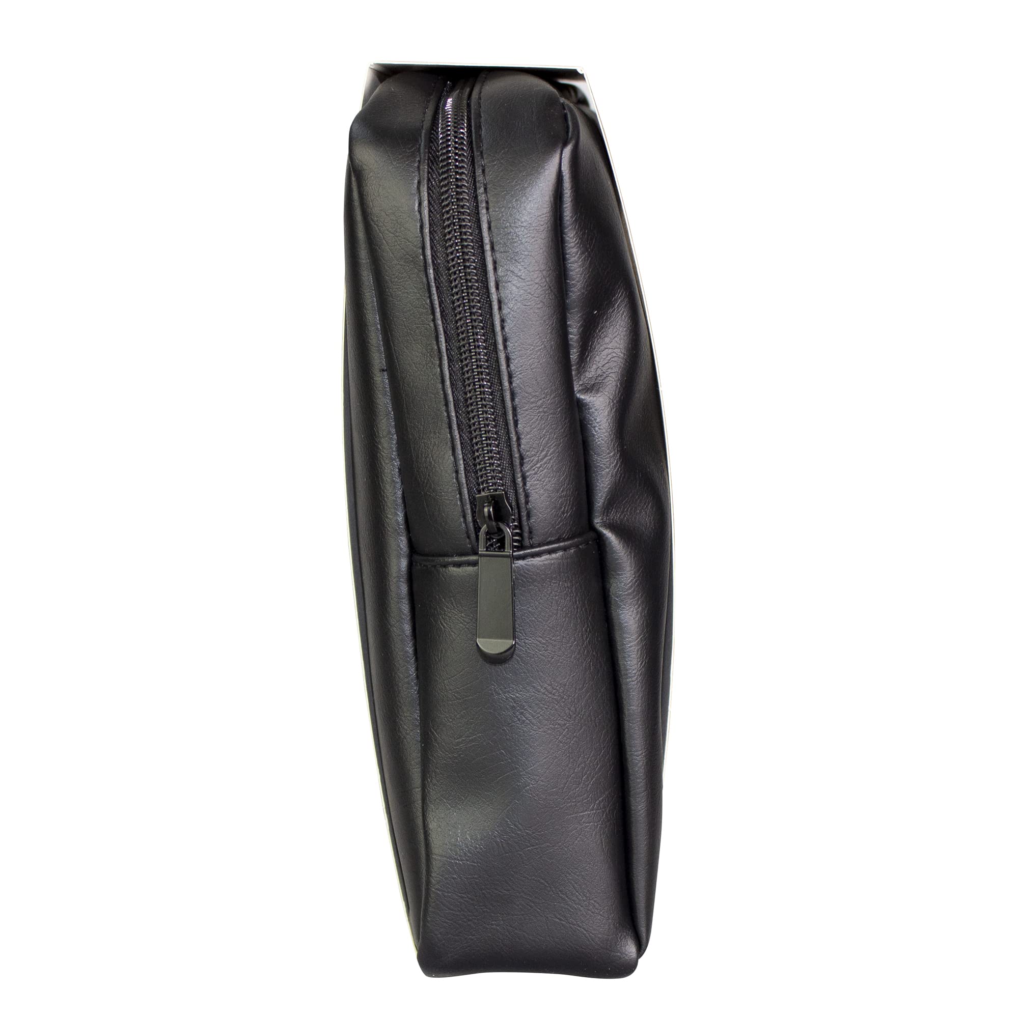 Premium Black Wash Bag Gift Set - 100ml Eau De Toilette Spray, 150ml Shower Gel & 150ml Aftershave Balm - Perfect for Men's Travel, Groomsmen Gifts & Special Occasions