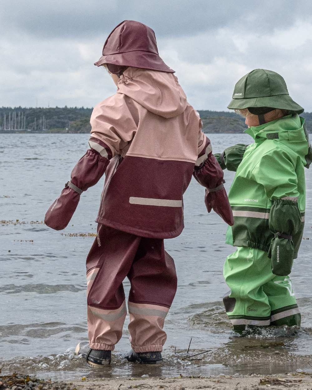 Didriksons Southwest Kids Galon Waterproof Jacket - Lightweight Windproof Raincoat for Boys & Girls - Perfect for Outdoor Play, Hiking & School