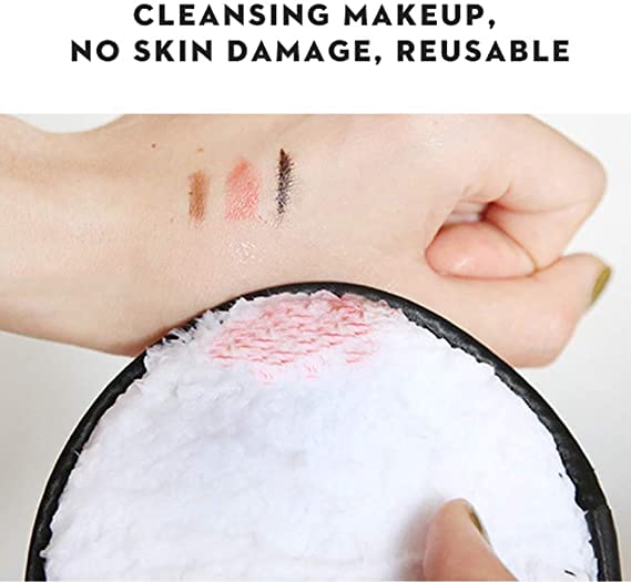 Reusable Makeup Remover Pads & Cloths - Eco-Friendly Washable Microfiber Face Pads for All Skin Types | Gentle Makeup Eraser for Daily Cleansing, Travel & Sustainable Beauty Routine