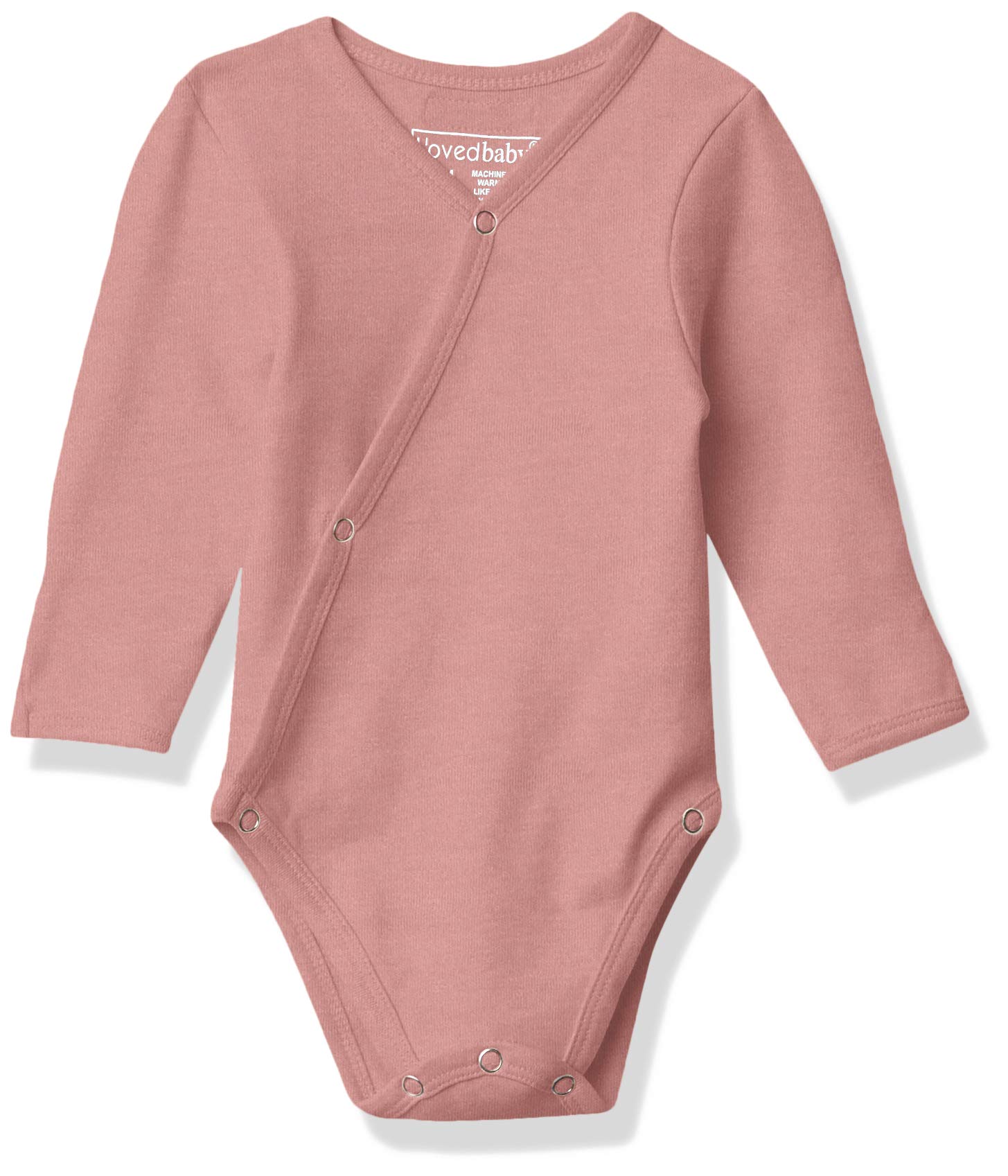 Organic Cotton Baby Kimono Bodysuit for Newborns & Infants | Unisex Soft Kimono-Style Onesie | Perfect for Sleepwear, Playtime & Photo Shoots | L'ovedbaby