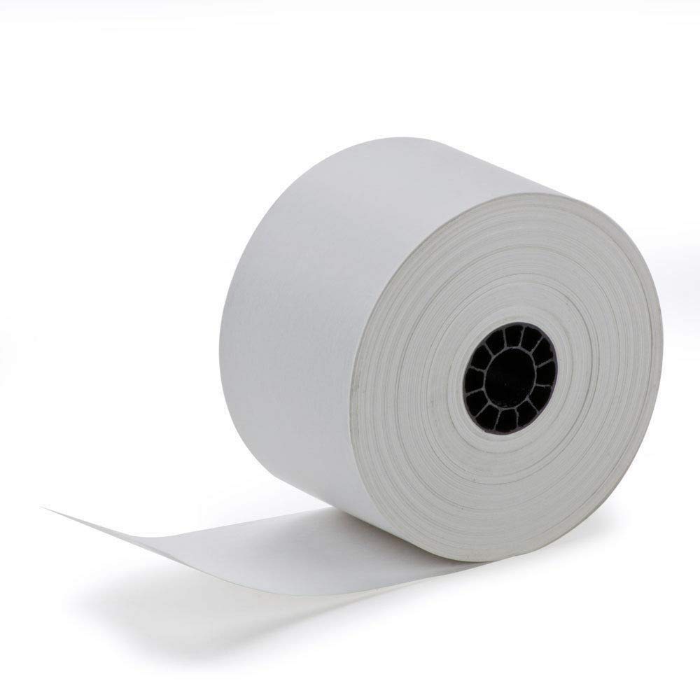 (12 Rolls) 2 5/16 x 400 BPA Free Thermal Paper Rolls for Receipt Printers - Solid Tube Core | Compatible with Gas Station Pumps, POS Systems & Cash Registers | Nayelish Brand