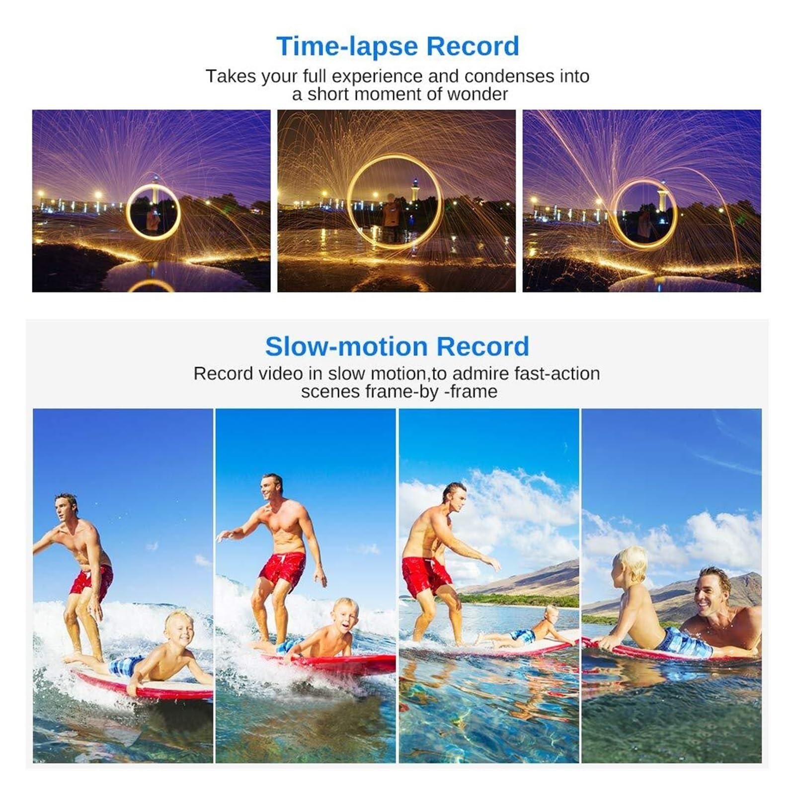 WiFi Web Camera with Night Vision - 1080P HD Video Recording & Live Streaming, IR Digital Camcorder for Outdoor Vlogging, Includes 128GB SD Card (3 Pack) - Perfect for Home Security, Baby Monitoring & YouTube Content Creation