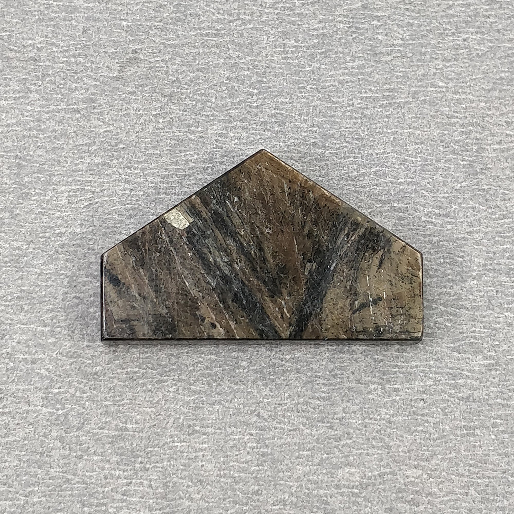 Natural Untreated Golden Brown Chocolate Sapphire Gemstone Flat Slice - 25.80cts, 28x17mm Uneven Shape for Jewelry Making, Wire Wrapping & Crystal Healing