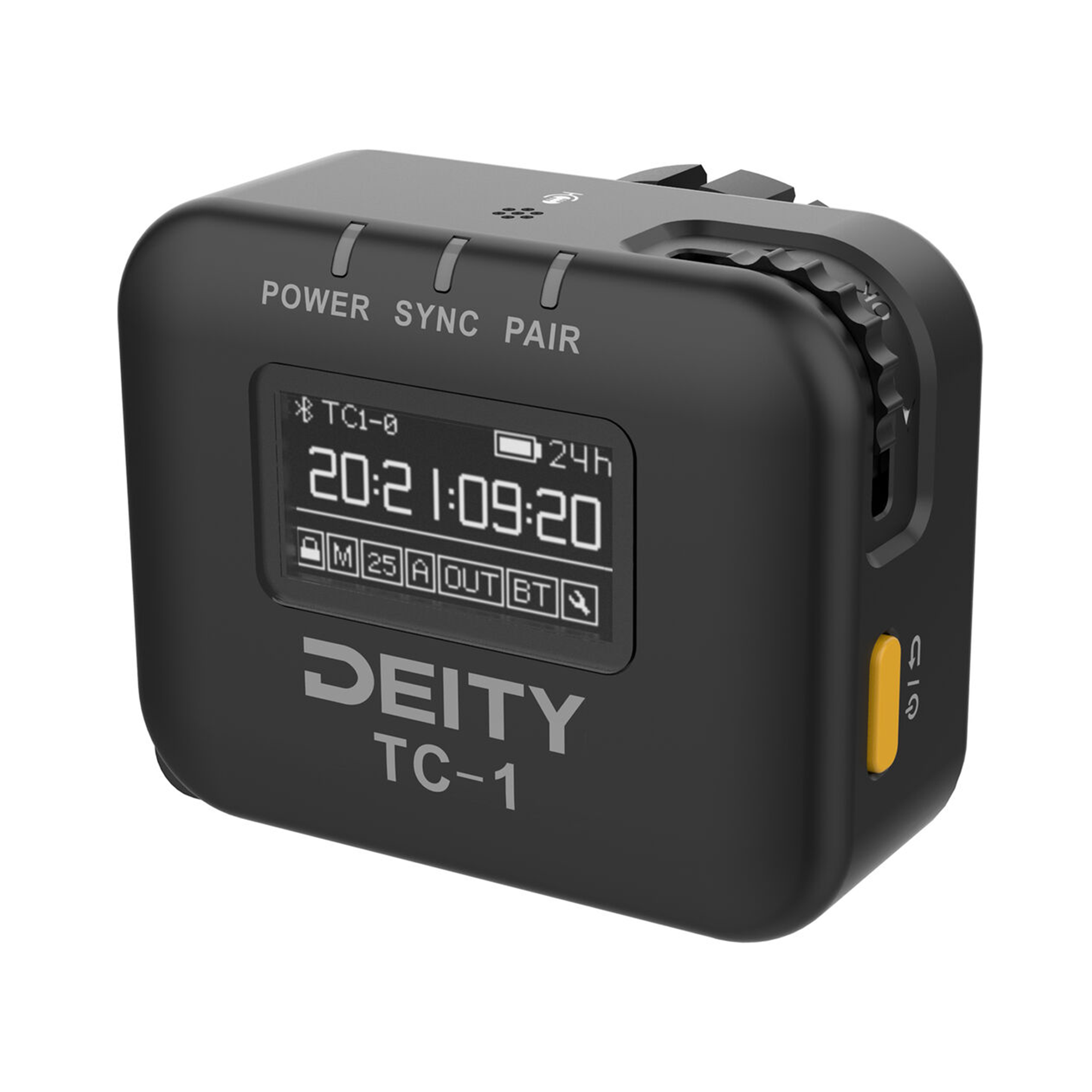 Deity Microphones TC-1 Wireless Timecode Box Generator - Single Unit for Film & Video Production | Perfect for On-Set Sync, Multi-Camera Shoots & Broadcast Applications