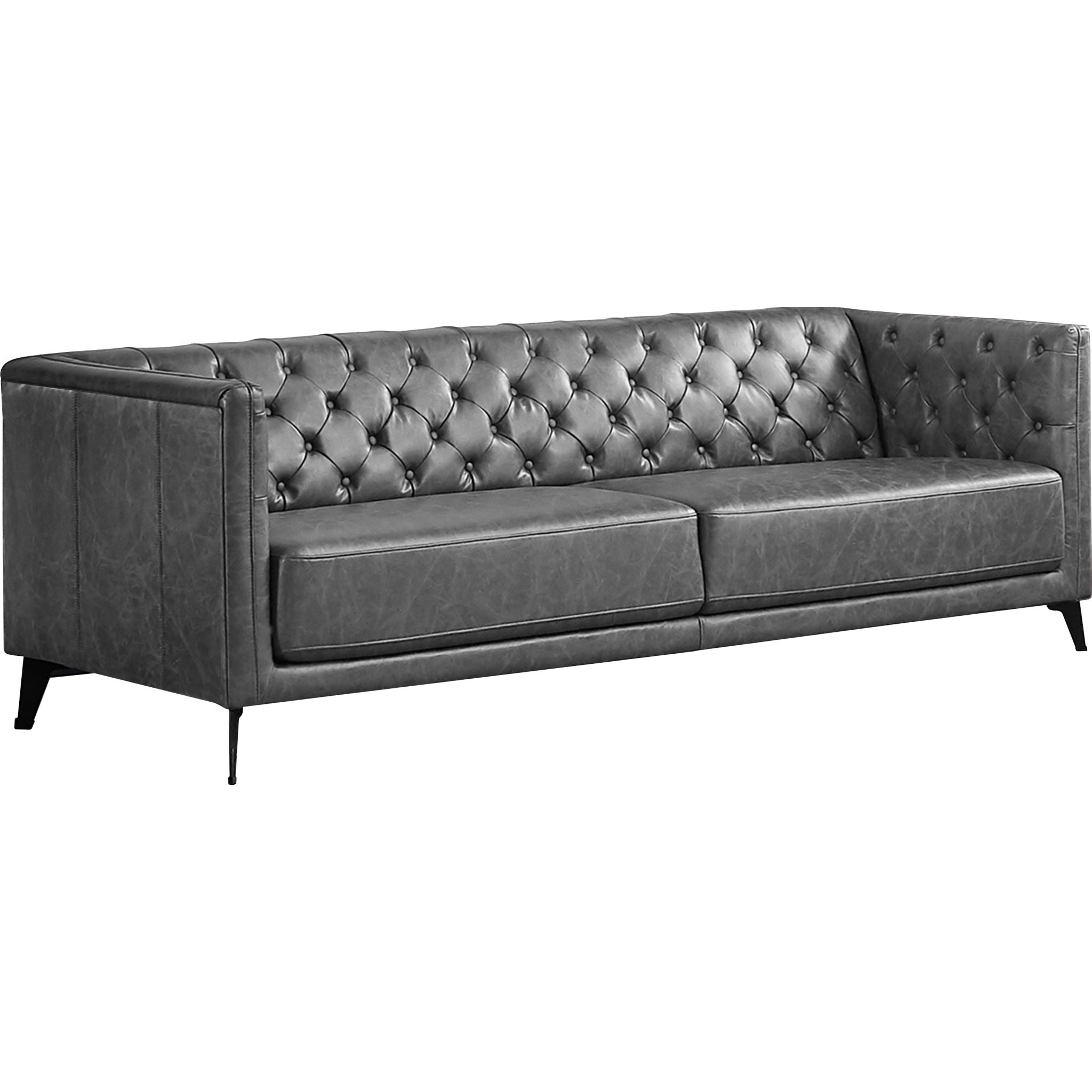 Armia Sofa - Modern Cement Fabric Upholstered Sectional Couch for Living Room, Lounge & Office - Durable & Stylish Contemporary Furniture