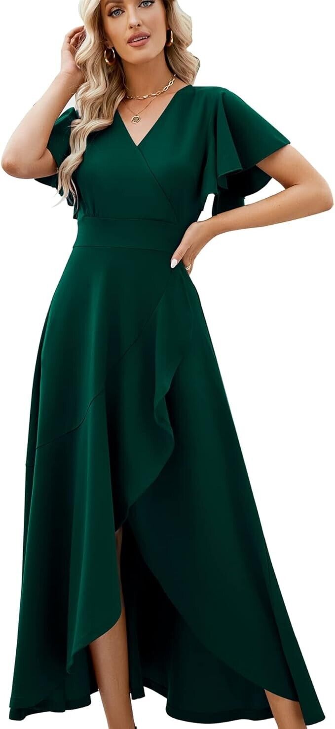 Elegant Green Evening Gowns for Women - Formal Cocktail Party Dresses | Perfect for Weddings, Galas & Special Occasions